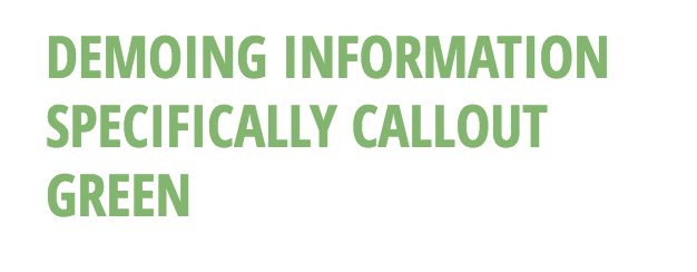 callout green